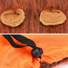 Load image into Gallery viewer, GABOSS Lion Mane Costume, Dog Lion Wig for Dog Pet Festival Party Fancy Hair Dog Clothes (Dark Brown with Ear), Large